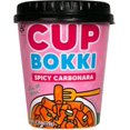 thumbnail image 3 of CupBokki Korean Tteokbokki Rice Cakes, Spicy Carbonara Flavor, 6 Pack - Authentic Korean Rice Cake Jjajang from the Korean Bros (떡볶이), 3 of 5