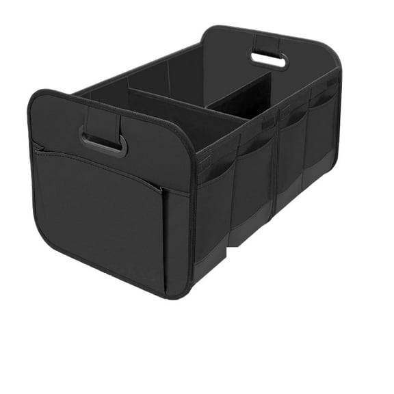 Car Trunk Organizer Storage, Reinforced Handles, Multi-Compartment Foldable and Waterproof