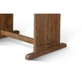thumbnail image 4 of Yael Dining Table-60 Inch Rectangular Plank Top-Light Brown Mahogany, 4 of 7
