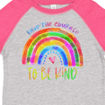 thumbnail image 4 of Inktastic Have the Courage to Be Kind Watercolor Rainbow Boys or Girls Toddler T-Shirt, 4 of 5