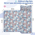 thumbnail image 5 of Blue Baseballs and USA Flags Pattern Toddler Nap Mats for Kids Preschool,Sleeping Mat Bag or Kids,Toddler Sleeping Bag,Toddler Nap Mat or Daycare, 5 of 6
