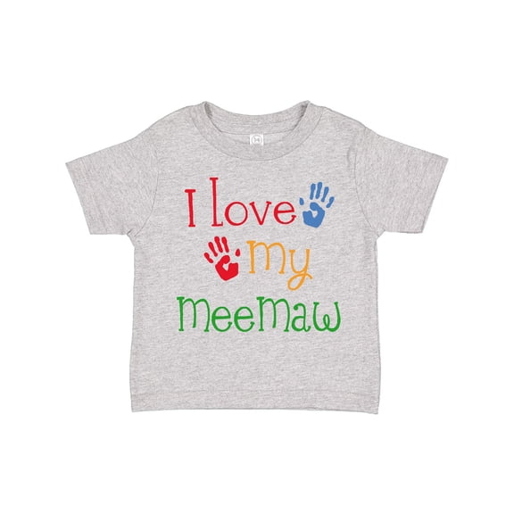 Inktastic I Love My Meemaw Girls Toddler T-Shirt