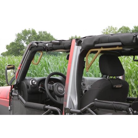 Steinjäger Interior Accessories Wrangler JK 2007-2018 Grab Handles Front and Rear for 4 Door JKU Military Beige
