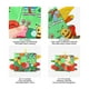 thumbnail image 5 of Libro de tela interactivo para bebés | Libro de actividades sensoriales masticable e irrompible con colas y sonido | Libro de cuentos de tela suave para aprendizaje temprano, 5 of 6
