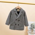 thumbnail image 2 of LUOGENLI Boys Jackets Size 5-6 Children's Coat Children's Coat Boys' Autumn and Winter Woolen Coat Medium and Long Children's Coat Boys Jackets Size 10-12 With Hood Boys Jackets Size 7 3-4 Years, 2 of 6