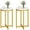 Gold, variant on LinkRomat Marble Side Table Set of 2, Small Round End Table with Metal Frame, Bedside Corner Table for Living Room & Bedroom, Gold