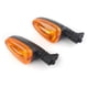 thumbnail image 2 of Luces de señal de giro para motocicleta, lámpara indicadora para señales de giro delanteras y traseras, luz ámbar (2 uds.), 2 of 5