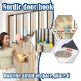 thumbnail image 3 of Irregular Modern Wall Mounted Coat Hooks, Colorful Wooden Wall Mounted Rack, Fashionable Clothes Coat Hat Storage Hanger with 5 Pegs Wall Hooks, Space-Saving Coat Hanger for Coats, Hats, Scarves, Key, 3 of 7