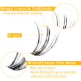 thumbnail image 2 of Lash Extension Kit DIY 280pcs Individual Eyelash Extension Kit 0.07D 9-16MIX 30D 40D Cluster Lashes Kit Lash Extensions Super Thin & Soft Lashes Reusable, 2 of 4