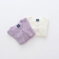 thumbnail image 6 of Hotiary 9M-7Y Toddler Girls Open Front Knit Cardigan Sweater Baby Kids Long Sleeve Bolero Shrug Dress Up Cropped Jacket Tops, 6 of 7