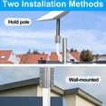 thumbnail image 3 of Antenna Pole Mount, Rust Proof Wall Antenna J Mount Kit 110lb Load Bearing Adjustable  for V2 Rectangular Dish, 3 of 8