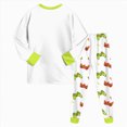 thumbnail image 5 of NOLDARES Baby Boy Clothes Fall Clothes 2PC Print Long Sleeve Pullover Tops + Pant Sets Toddler Winter Outfits Size:7-8 Y,White, 5 of 7