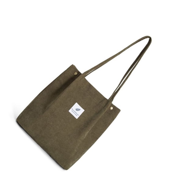 Sonducket Bolso de pana para niña, bandolera de moda, bolsas portátiles para botellas de agua para teléfono móvil, viajes al aire libre, Bolsas de mensajero y de hombro Verde