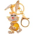 thumbnail image 4 of SURJDE 2pcs Bunny Keychain Key Rings for Car Keys Purse Key Chain for Wallet Baby Pendant Rhinestones, 4 of 7