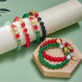 thumbnail image 4 of GKNET Good Luck Dragon Year Dragon Head Bead Bracelet Adjustable Women Delicate Jewelry Gift-#2, 4 of 9