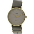 thumbnail image 1 of Timex Weekender Fairfield TW2P98000 Gold Leather Quartz Fashion Watch, 1 of 3