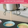 thumbnail image 3 of Gourmet Stainless-Steel Pancake Batter Dispenser for Cupcakes, Waffles, Cakes, and Muffins, 3 of 8
