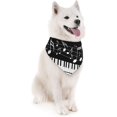 thumbnail image 3 of Music Note Musical Instrument Dog Bandana Scarf Triangle Bibs Pet Accessories Cat Kerchief, 3 of 6