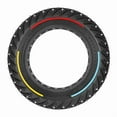 thumbnail image 3 of 10x3/255x80(80/65-6) Three-Color Line Wing Pattern Snow Off-Road Solid Tire Belt Anti-Slip, 3 of 6