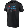thumbnail image 2 of Men's Fanatics  Black Miami Marlins 2023 Postseason Locker Room T-Shirt, 2 of 4