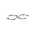 thumbnail image 1 of Sweep Wall Double Hook Rack, 1 of 5