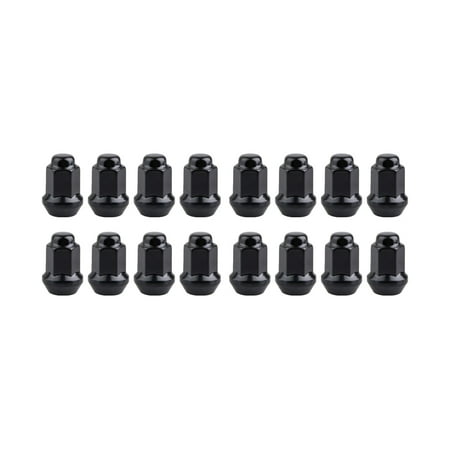 

Motosport Alloys (16pk) Tapered Lug Nut 10mm x 1.25mm Thread Pitch w/14mm Head Black for Honda TRX 450R 2004-2009