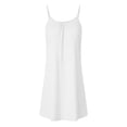 thumbnail image 4 of Levmjia Womens Nightdress Sleepwear Round Neck Sleeveless Suspender Nightgown Adjustable Strap Soft Breathable Home Comfort Sleep Dress Summer, 4 of 6
