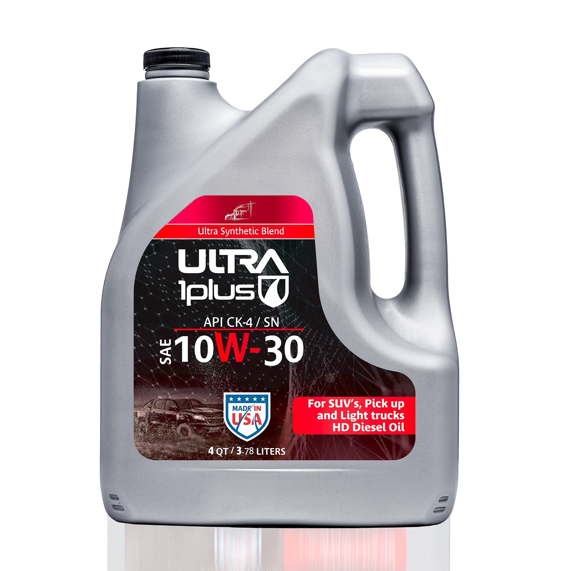 Ultra1Plus™ SAE 10W30 Synthetic Blend HeavyDuty Motor Oil, API CK4