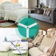 thumbnail image 7 of Bed Sheet Holder Straps, Sheet Straps Adjustable Elastic Fasteners, Bed Sheet Clips Easily Install, keep Sheets in Place, 4 Pcs/Set White, 7 of 7