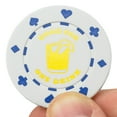thumbnail image 3 of Brybelly Holdings BAR-4082 25 White 1 Drink Bar Token Chips, 3 of 5