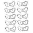 thumbnail image 5 of PAMINGONO 20Pcs Heart Shaped Rhinestone Buckles Alloy for Party Decorations and Crafting Accessories, 5 of 6