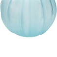 thumbnail image 6 of Northlight Transparent Glass Pumpkin Candle Holder - 9" - Blue, 6 of 7