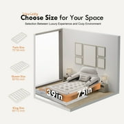 Honeydrill Twin Size 9 Air Mattress with Headboard, Air Couch Sofa Bed