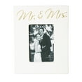 thumbnail image 1 of Cypress Home Mr. and Mrs. 4x6 Ceramic Picture Frame, 1 of 1