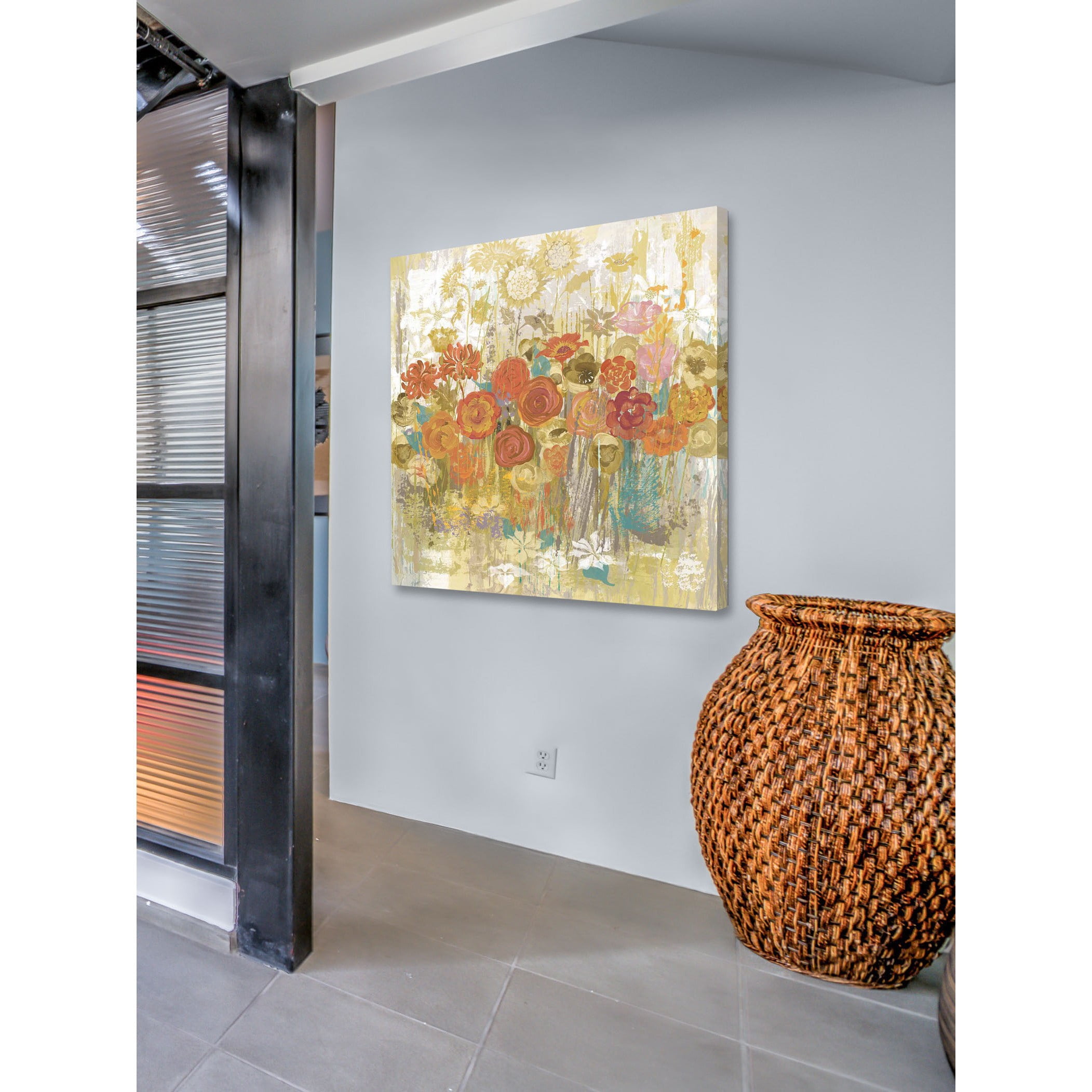 Marmont Hill "Floral Frenzy" Painting Print on Canvas