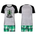 thumbnail image 5 of XFYSSS Fashion Family Sets Casual Christmas Tree Plaid Printed Top With Shorts Outfits Home Wear Sleepwear Long Sleeve Round Neck Top and Shorts Two Piece Set, 5 of 5