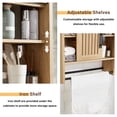 thumbnail image 5 of Buildhom Farmhouse Bathroom Medicine Cabinet with Sliding Barn Door & Adjustable Shelves, Multi-Purpose Wall Mounted, Natural Wood, 5 of 7