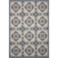 thumbnail image 2 of Nourison Caribbean All-over design Ivory/Blue Area Rug, 2 of 7