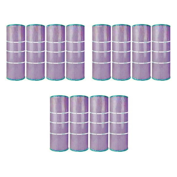 Hurricane 12 Pack HF7477-04P Platinum Purple Pool and Spa Cartridge Replacement