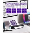 thumbnail image 5 of Phomemo M08F Wireless Tattoo Transfer Printer, Thermal Tattoo Machine with 10pcs Free Transfer Paper for Tattoo Artists & Beginners, Compatible with Smartphone & PC, Black & Green, 5 of 13
