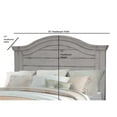 thumbnail image 6 of Bowery Hill Transitional King Antique Gray Wood Panel Headboard, 6 of 7