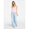 thumbnail image 2 of No Boundaries Floral Print Ruffle Cami, Women’s XXS-XXL, 2 of 4