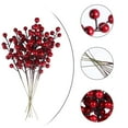 thumbnail image 5 of Gymnture christmas 10" Christmas Artificial Red Berry Picks for Crafts Wedding Holiday Home Decor, 5 of 10
