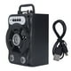 thumbnail image 1 of Negro bajo pesado del mini altavoz portátil de Bluetooth con la batería incorporada para el viaje del partido casero, 1 of 8