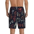 thumbnail image 3 of Daiia Thanksgiving Mens Woven Stretch Pajama Short,Short Pajama Pants-Small, 3 of 9