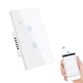 thumbnail image 1 of Smart Switch Tuya Control Voice Control WiFi Smart Home Touch Switches Need Neutral Temperature Remote Controller Mobile Phone APP ,Easily DIY, 1 of 7