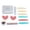 Multicolor-2, variant on Japanese Nail Art Set, Nail Repair and Polishing Kit for Natural Nail Care, Gloss Enhancing Formula, Easy to Use Nail Care Tools for Polishing and Shaping