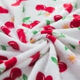 thumbnail image 3 of Mainstays Plush Throw Blanket Cherry, 3 of 8
