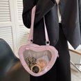 thumbnail image 1 of Bolsa de hombro transparente de PVC Love Heart Shaped Girls Underarm Daily Bolsos Ehuebsd Para estrenar, 1 of 9