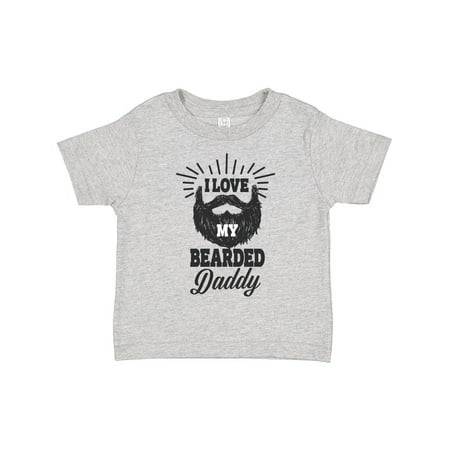 

Inktastic I Love My Bearded Daddy Gift Toddler Boy or Toddler Girl T-Shirt